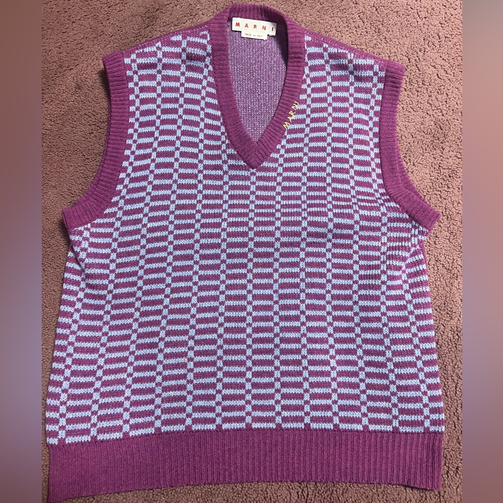 Marni V-Neck Sweater Vest